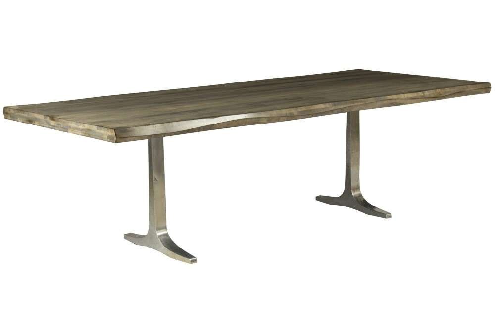 Saloom Furniture - Apollo Wave Edge Dining Table 42 x 96 x 29 in Nantucket - MWWS-4296-APO-Nantucket-G veiw 1