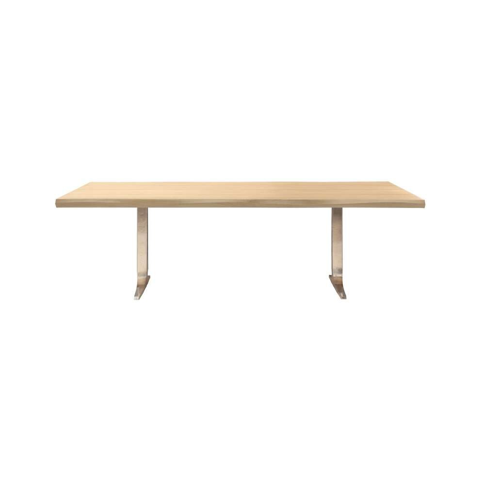 Saloom Furniture - Apollo Wave Edge Dining Table 42 x 96 x 29 in Natural - MWWS-4296-APO-Natural-G veiw 2
