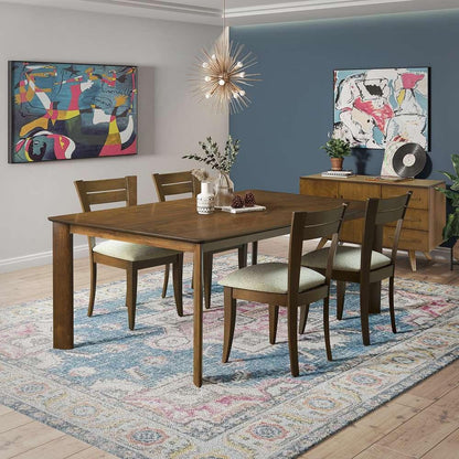 Saloom Furniture - Ari Dining Table 42 x 72 x 29 in Nantucket - SSWI-4272-ARI-Nantucket-G veiw 5