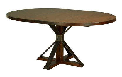 Saloom Furniture - Cambridge Extension Dining Table 48 x 65.5 x 29 in Walnut - MAWO-4848-1-CAM-Walnut-G veiw 1