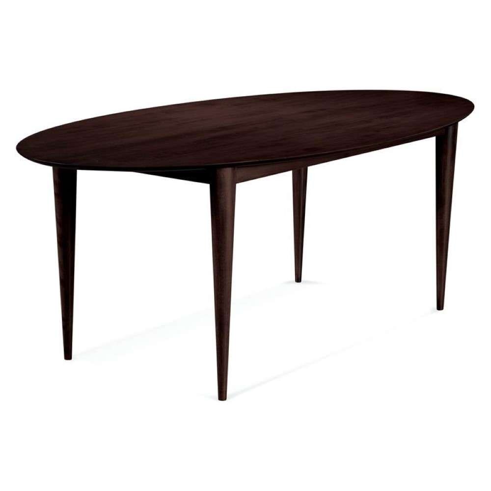 Saloom Furniture - Cona Ellipse Dining Table 36 x 70 x 29 in Java - SCWE-3670-CON-Java-G veiw 1