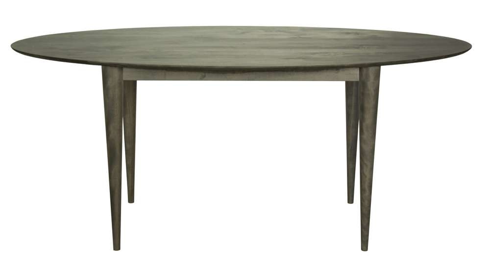 Saloom Furniture - Cona Ellipse Dining Table 36 x 70 x 29 in Nantucket - SCWE-3670-CON-Nantucket-G veiw 2