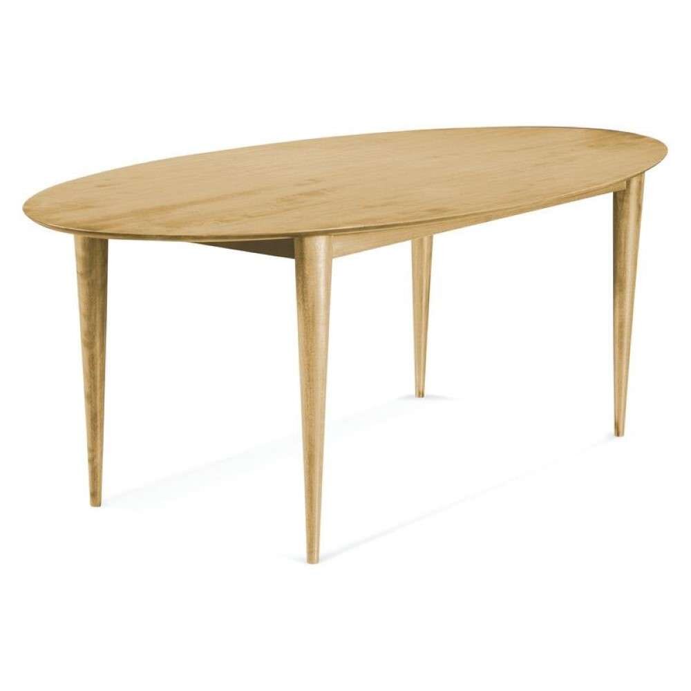Saloom Furniture - Cona Ellipse Dining Table 36 x 70 x 29 in Natural - SCWE-3670-CON-Natural-G veiw 1