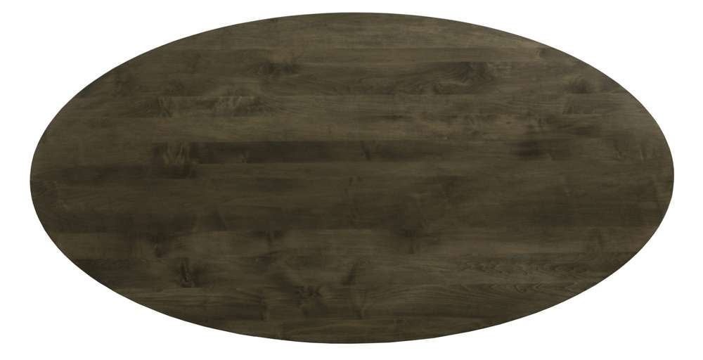 Saloom Furniture - Cona Ellipse Dining Table 42 x 80 x 29 in Nantucket - SCWE-4280-CON-Nantucket-G veiw 4