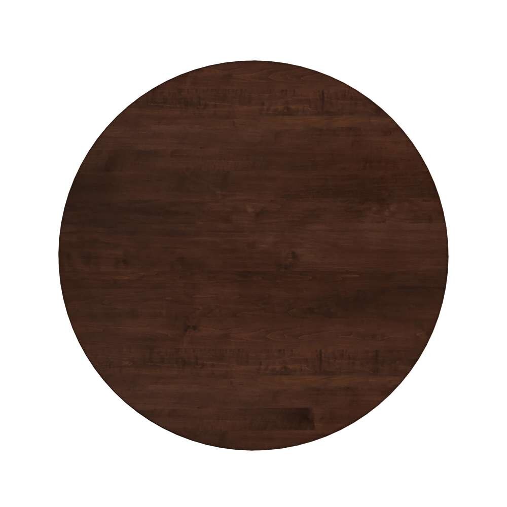Saloom Furniture - Ella Dining Table 48 x 48 x 29 in Java - SCWO-4848-ELL-Java-G veiw 3