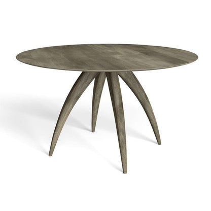 Saloom Furniture - Ella Dining Table 48 x 48 x 29 in Nantucket - SCWO-4848-ELL-Nantucket-G veiw 1