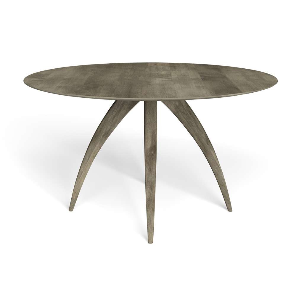 Saloom Furniture - Ella Dining Table 48 x 48 x 29 in Nantucket - SCWO-4848-ELL-Nantucket-G veiw 2