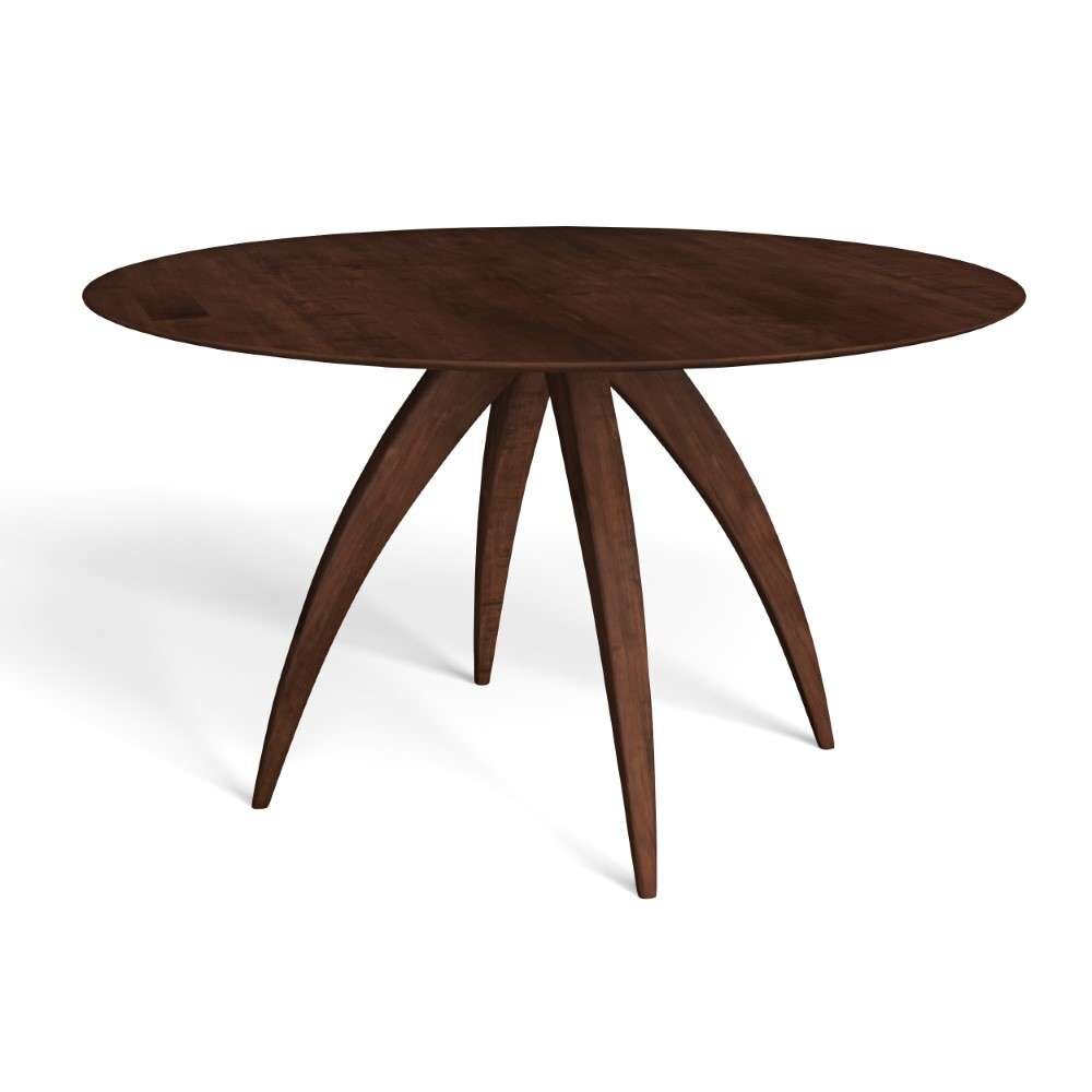 Saloom Furniture - Ella Dining Table 54 x 54 x 29 in Java - SCWO-5454-ELL-Java-G veiw 1