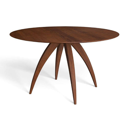 Saloom Furniture - Ella Dining Table 54 x 54 x 29 in Walnut - SCWO-5454-ELL-Walnut-G veiw 1