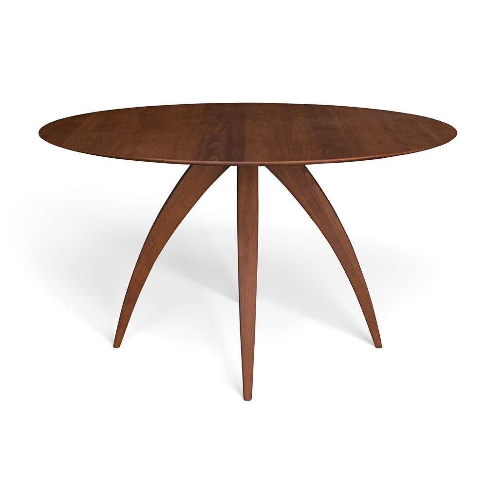 Saloom Furniture - Ella Dining Table 54 x 54 x 29 in Walnut - SCWO-5454-ELL-Walnut-G veiw 2