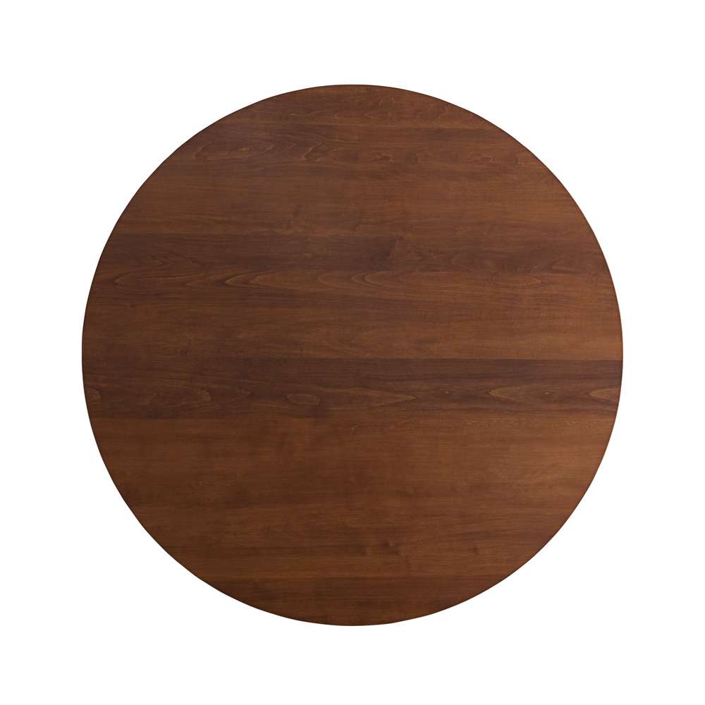 Saloom Furniture - Ella Dining Table 54 x 54 x 29 in Walnut - SCWO-5454-ELL-Walnut-G veiw 3