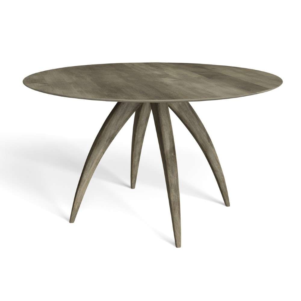 Saloom Furniture - Ella Dining Table 60 x 60 x 29 in Nantucket - SCWO-6060-ELL-Nantucket-G veiw 1
