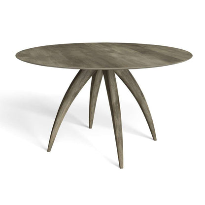 Saloom Furniture - Ella Ellipse Dining Table 42 x 80 x 29 in Nantucket - SCWE-4280-ELL-Nantucket-G veiw 1