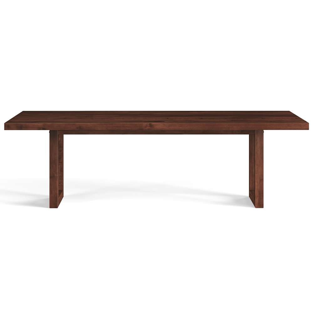 Saloom Furniture - Emerson Dining Table 42 x 72 x 29 in Java - MDWS-4272-EME-Java-G veiw 2