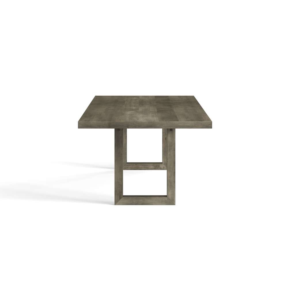 Saloom Furniture - Emerson Dining Table 42 x 72 x 29 in Nantucket - MDWS-4272-EME-Nantucket-G veiw 3