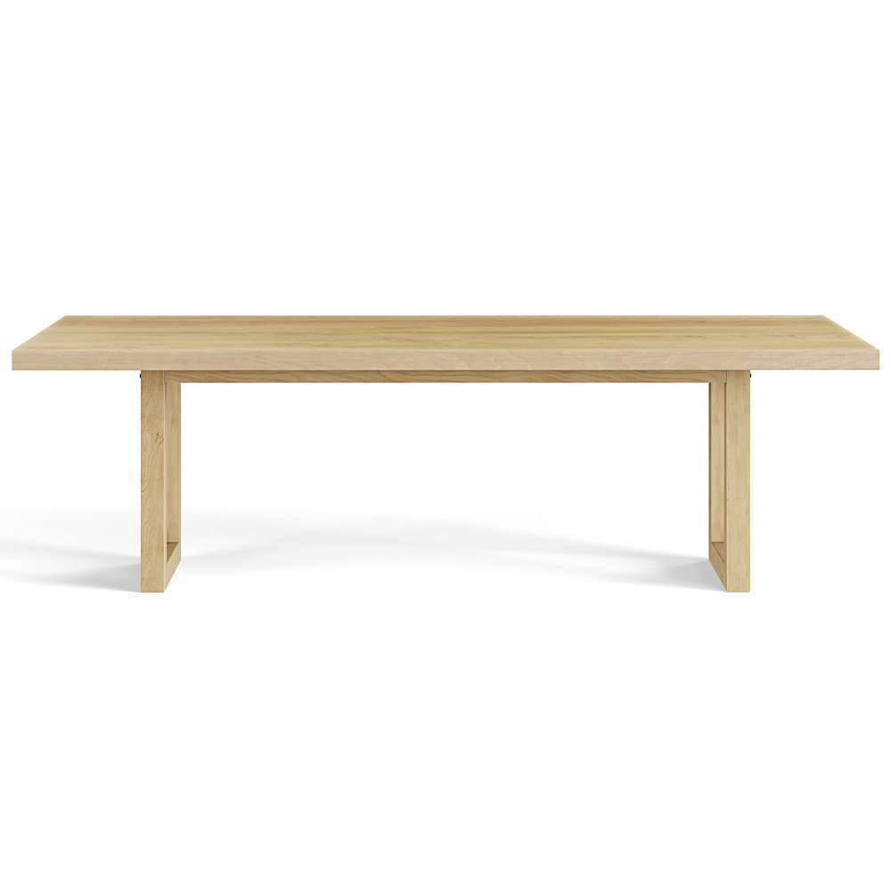 Saloom Furniture - Emerson Dining Table 42 x 72 x 29 in Natural - MDWS-4272-EME-Natural-G veiw 2