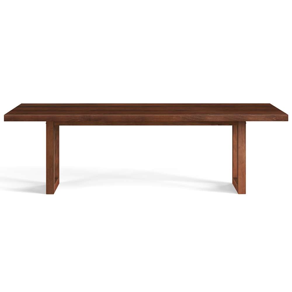 Saloom Furniture - Emerson Dining Table 42 x 72 x 29 in Walnut - MDWS-4272-EME-Walnut-G veiw 2