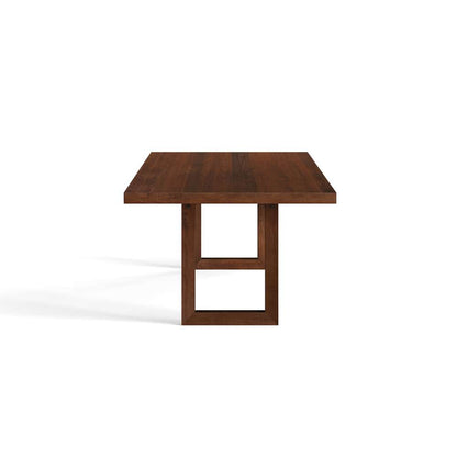 Saloom Furniture - Emerson Dining Table 42 x 72 x 29 in Walnut - MDWS-4272-EME-Walnut-G veiw 3