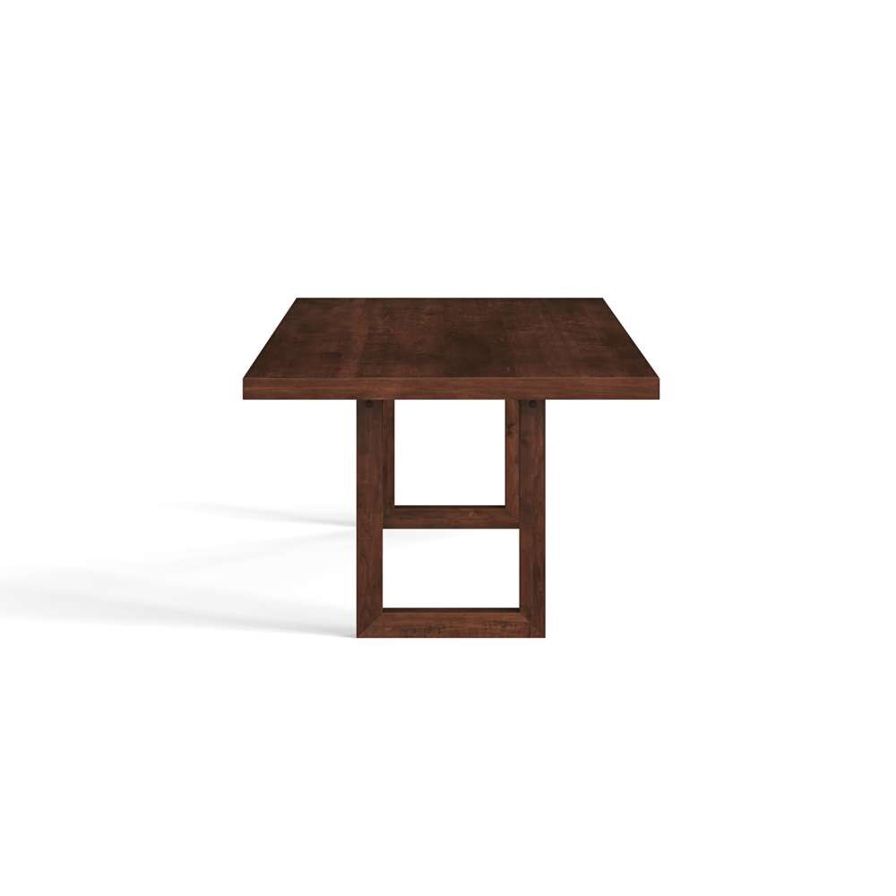 Saloom Furniture - Emerson Dining Table 42 x 80 x 29 in Java - MDWS-4280-EME-Java-G veiw 3