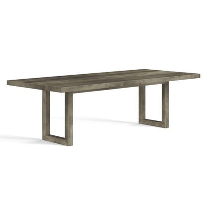 Saloom Furniture - Emerson Dining Table 42 x 80 x 29 in Nantucket - MDWS-4280-EME-Nantucket-G veiw 1