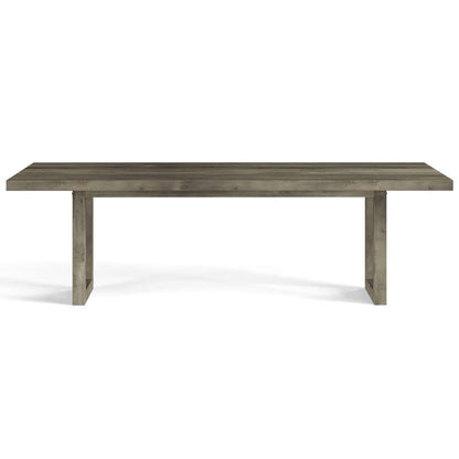 Saloom Furniture - Emerson Dining Table 42 x 80 x 29 in Nantucket - MDWS-4280-EME-Nantucket-G veiw 2