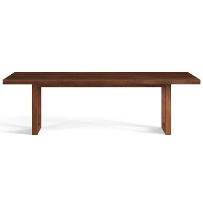 Saloom Furniture - Emerson Dining Table 42 x 80 x 29 in Walnut - MDWS-4280-EME-Walnut-G veiw 2