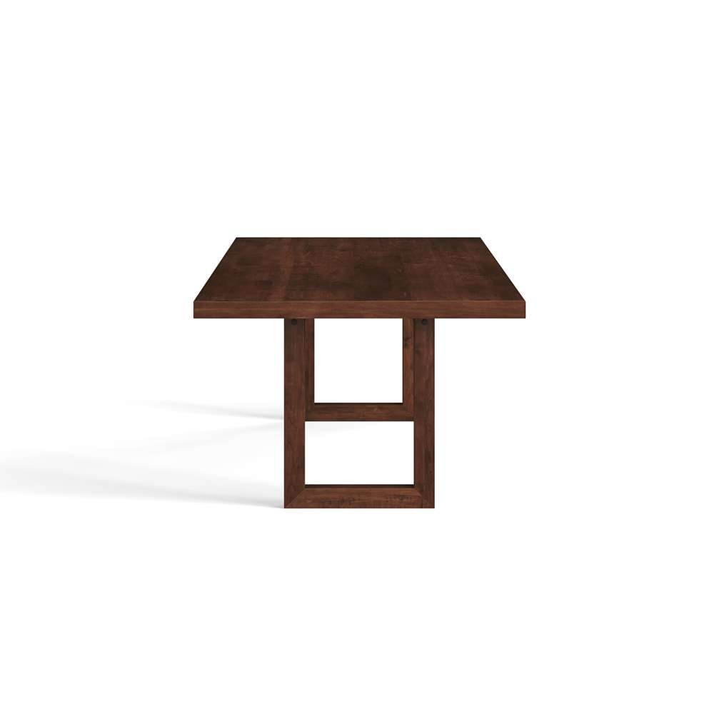Saloom Furniture - Emerson Dining Table 42 x 96 x 29 in Java - MDWS-4296-EME-Java-G veiw 3