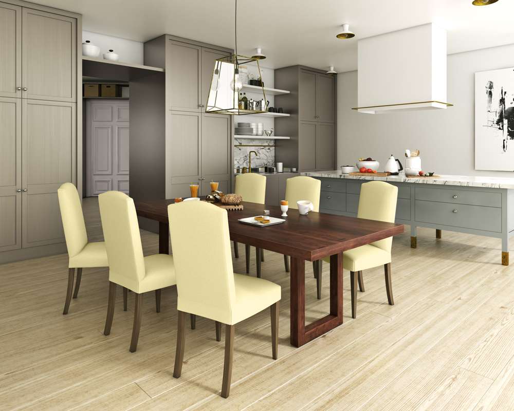 Saloom Furniture - Emerson Dining Table 42 x 96 x 29 in Java - MDWS-4296-EME-Java-G veiw 5