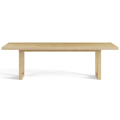 Saloom Furniture - Emerson Dining Table 42 x 96 x 29 in Natural - MDWS-4296-EME-Natural-G veiw 2