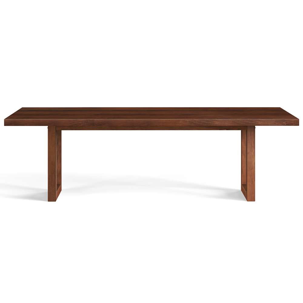 Saloom Furniture - Emerson Dining Table 42 x 96 x 29 in Walnut - MDWS-4296-EME-Walnut-G veiw 2