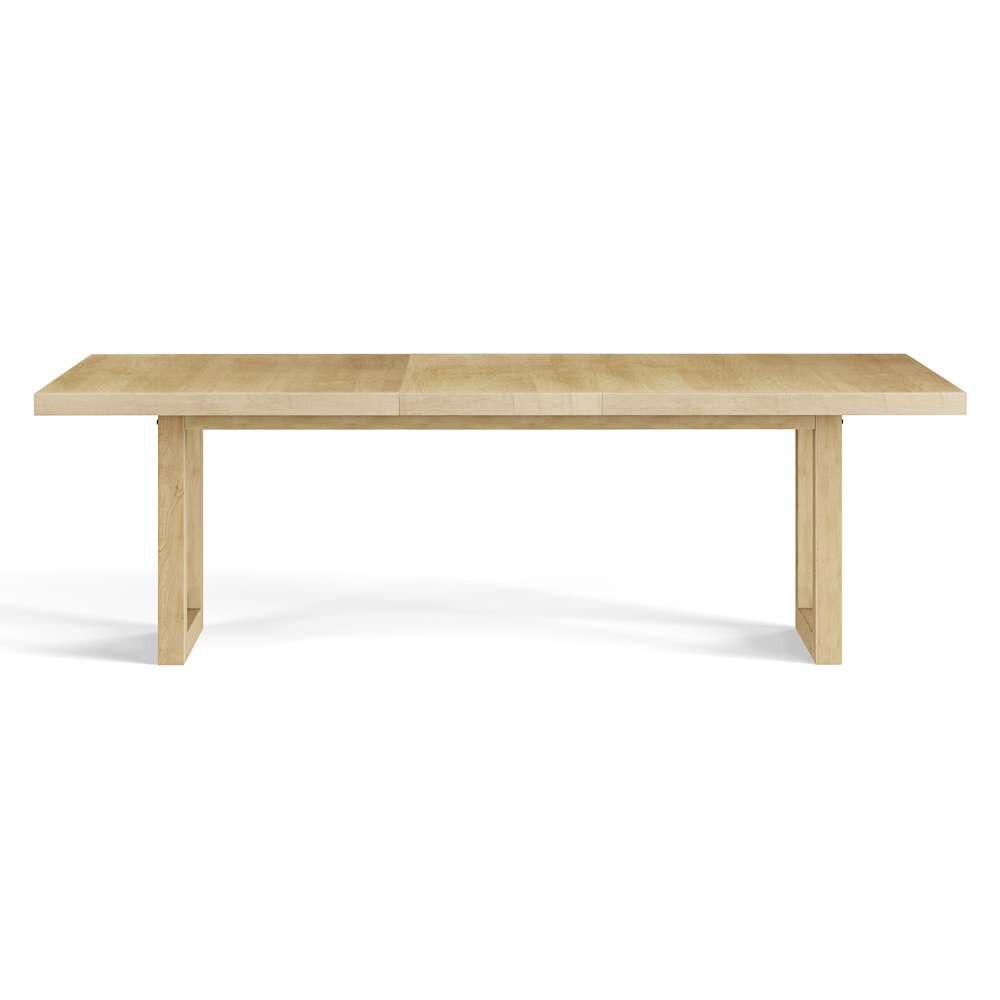 Saloom Furniture - Emerson Extension Dining Table 42 x 77.5 x 29 in Natural - MDWS-4260-1-EME-Natural-G veiw 2