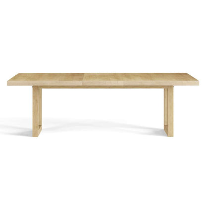 Saloom Furniture - Emerson Extension Dining Table 42 x 77.5 x 29 in Natural - MDWS-4260-1-EME-Natural-G veiw 2