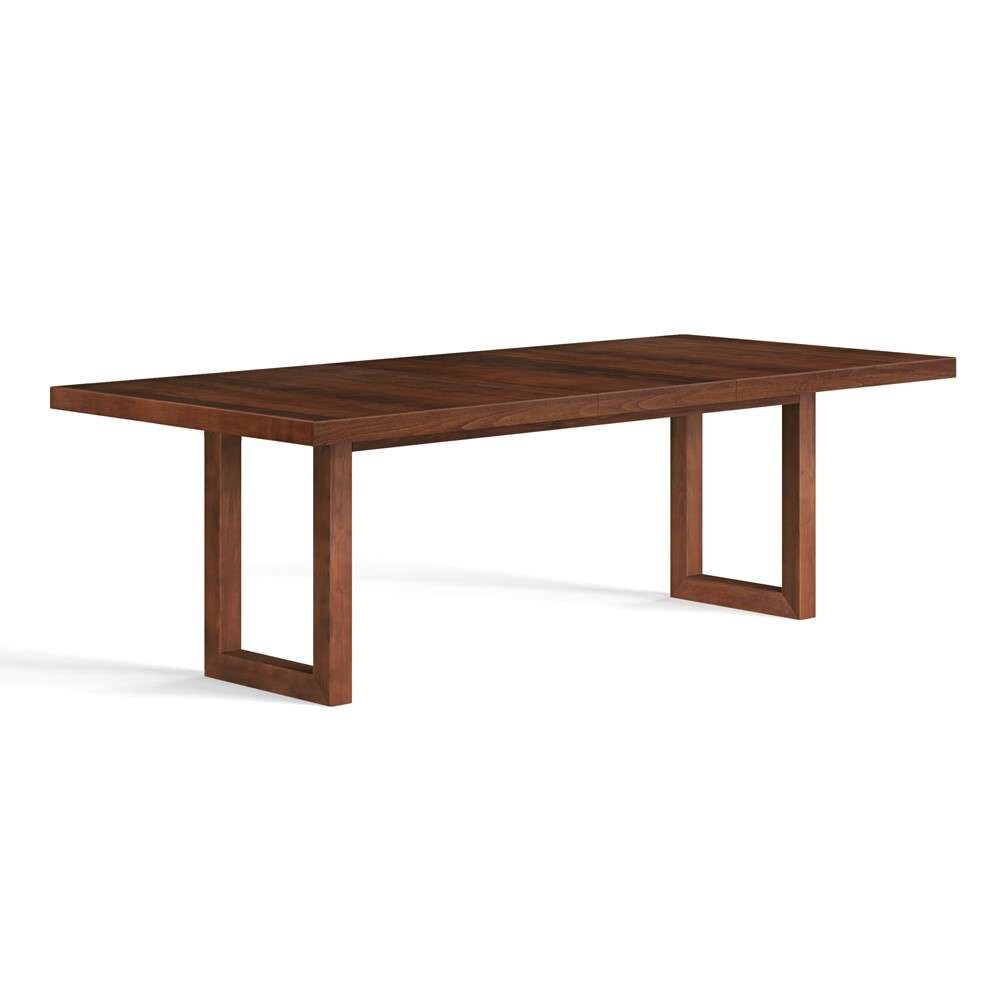 Saloom Furniture - Emerson Extension Dining Table 42 x 77.5 x 29 in Walnut - MDWS-4260-1-EME-Walnut-G veiw 1