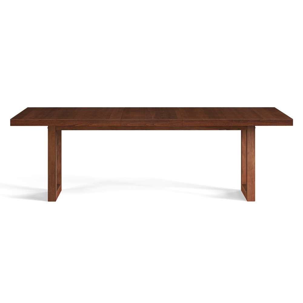 Saloom Furniture - Emerson Extension Dining Table 42 x 77.5 x 29 in Walnut - MDWS-4260-1-EME-Walnut-G veiw 2