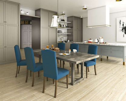 Saloom Furniture - Emerson Extension Dining Table 42 x 92 x 29 in Nantucket - MDWS-4272-1-EME-Nantucket-G veiw 5