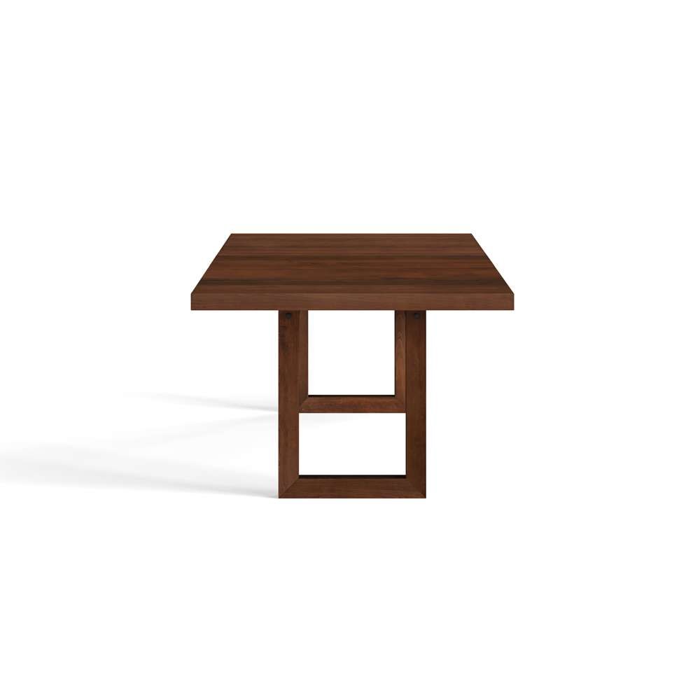 Saloom Furniture - Emerson Extension Dining Table 42 x 92 x 29 in Walnut - MDWS-4272-1-EME-Walnut-G veiw 3