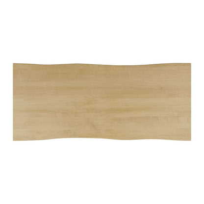 Saloom Furniture - Emerson Wave Edge Dining Table 42 x 80 x 29 in Natural - MWWS-4280-EME-Natural-G veiw 4