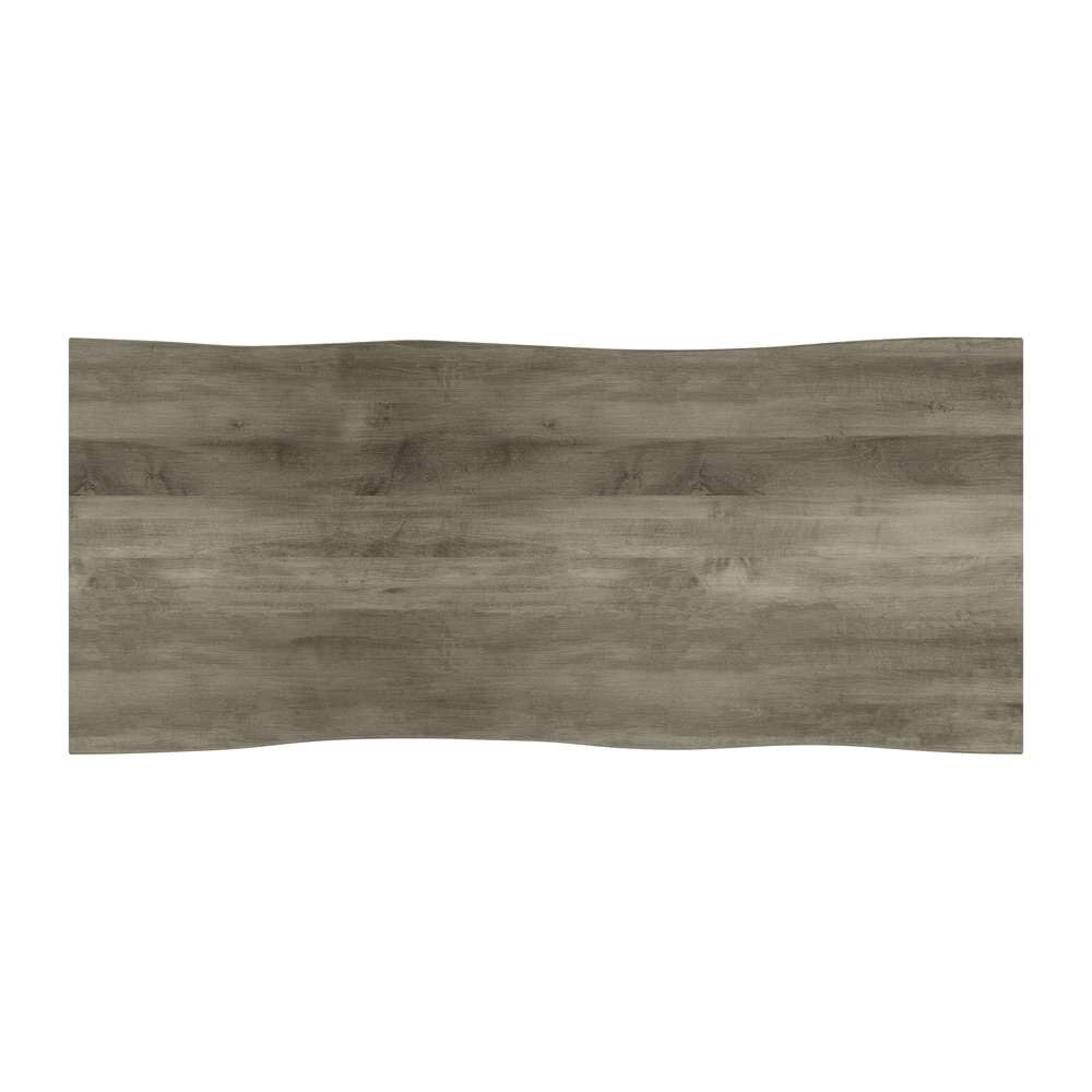 Saloom Furniture - Emerson Wave Edge Dining Table 42 x 96 x 29 in Nantucket - MWWS-4296-EME-Nantucket-G veiw 4