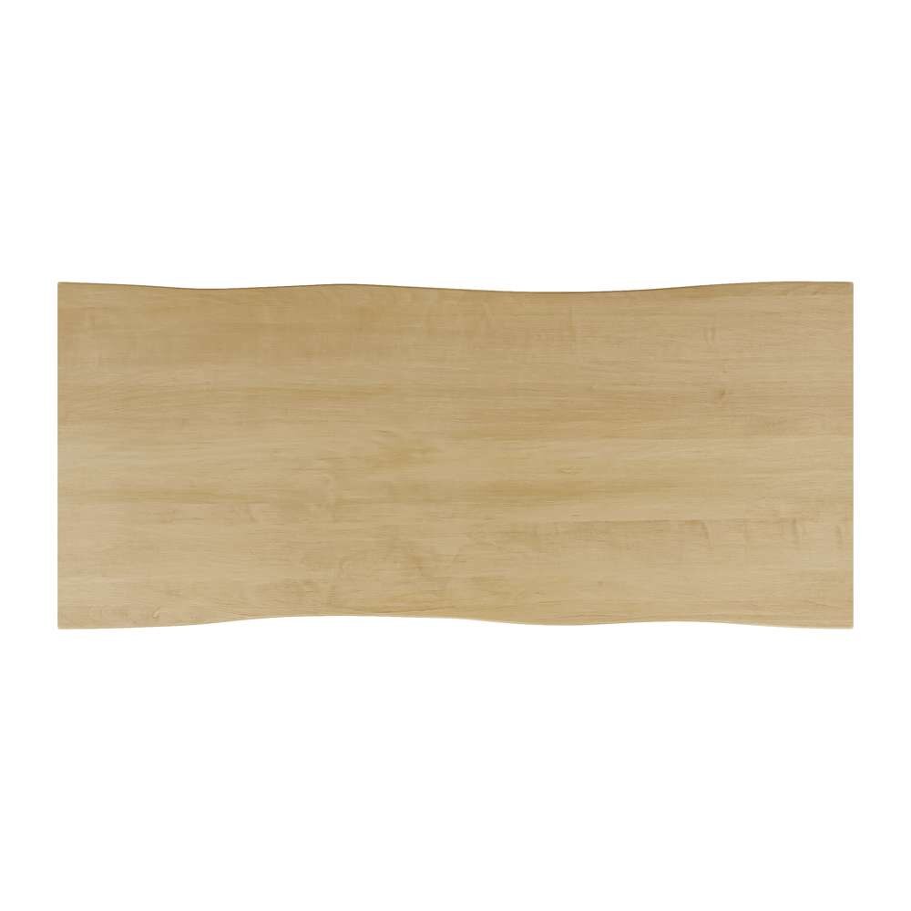Saloom Furniture - Emerson Wave Edge Dining Table 42 x 96 x 29 in Natural - MWWS-4296-EME-Natural-G veiw 4