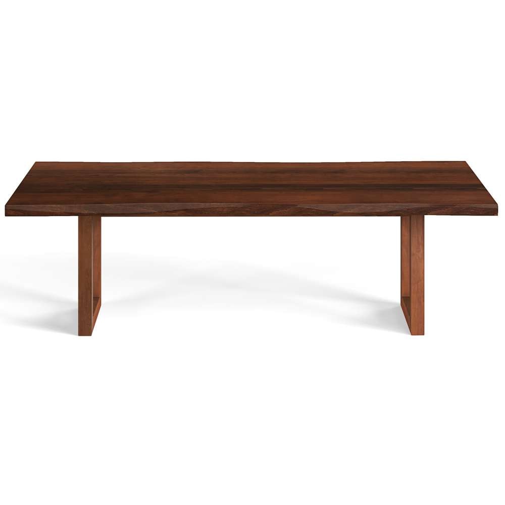 Saloom Furniture - Emerson Wave Edge Dining Table 42 x 96 x 29 in Walnut - MWWS-4296-EME-Walnut-G veiw 2