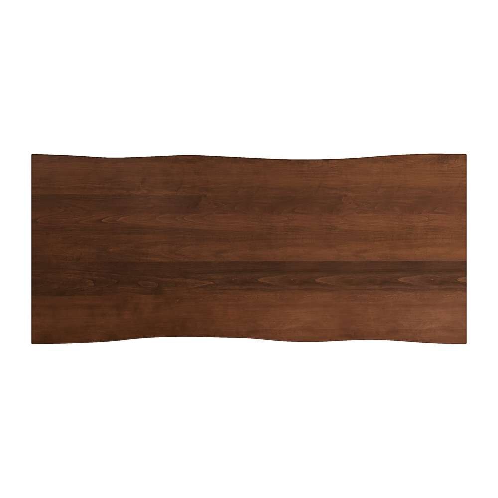 Saloom Furniture - Emerson Wave Edge Dining Table 42 x 96 x 29 in Walnut - MWWS-4296-EME-Walnut-G veiw 4
