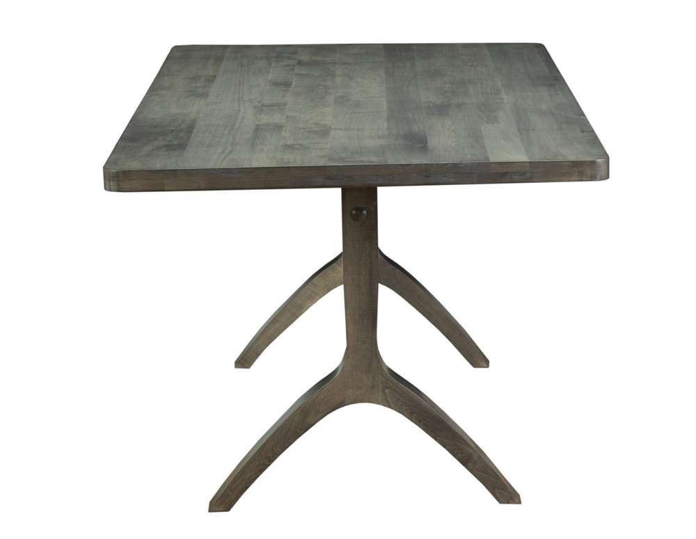 Saloom Furniture - Hudson Dining Table 36 x 60 x 29 in Nantucket - MAWI-3660-HUD-Nantucket-G veiw 3