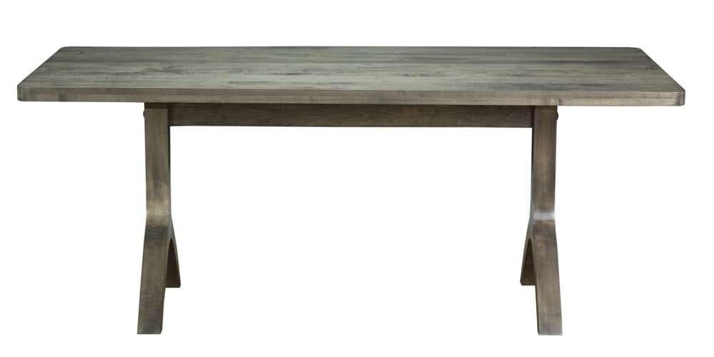 Saloom Furniture - Hudson Dining Table 36 x 96 x 29 in Nantucket - MAWI-3696-HUD-Nantucket-G veiw 2