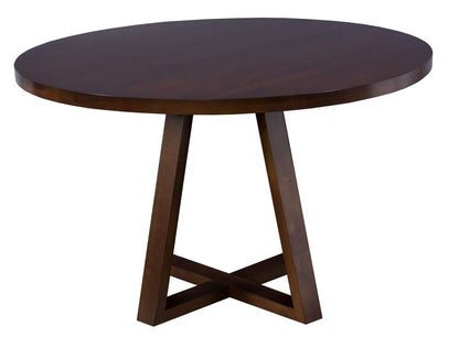 Saloom Furniture - Kandance Dining Table 48 x 48 x 29 in Walnut - MAWO-4848-KAN-Walnut-G veiw 3