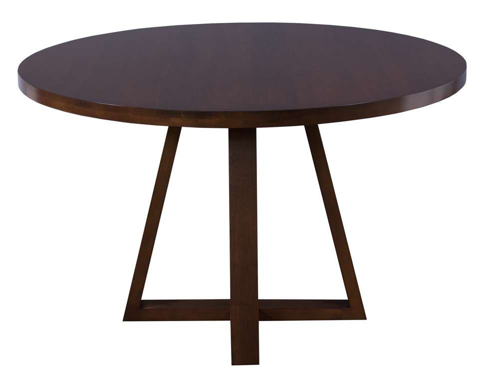 Saloom Furniture - Kandance Dining Table 54 x 54 x 29 in Walnut - MAWO-5454-KAN-Walnut-G veiw 2