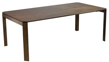 Saloom Furniture - Mila Dining Table 42 x 60 x 29 in Java - SKWP-4260-MIL-Java-G veiw 1