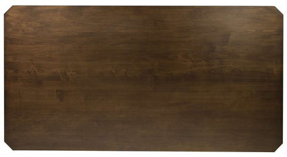 Saloom Furniture - Mila Dining Table 42 x 60 x 29 in Java - SKWP-4260-MIL-Java-G veiw 4