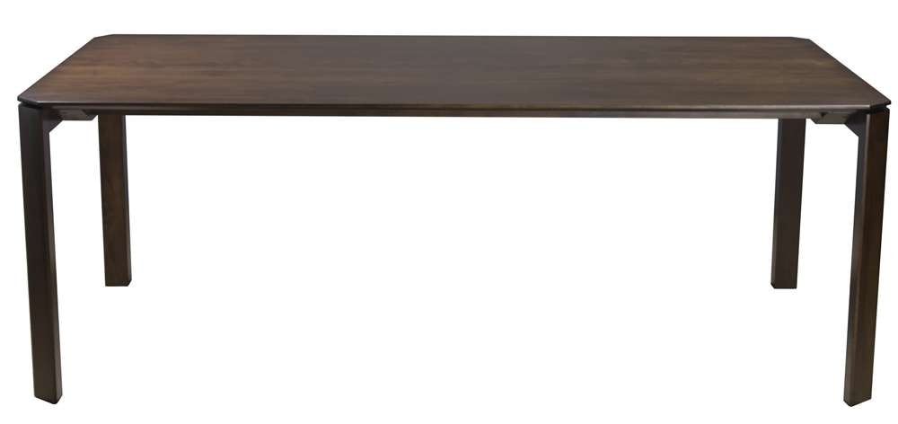 Saloom Furniture - Mila Dining Table 42 x 72 x 29 in Java - SKWP-4272-MIL-Java-G veiw 2