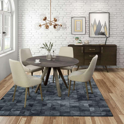 Saloom Furniture - Nova Dining Table 42 x 42 x 29 in Nantucket - SKWO-4242-NOV-Nantucket-G veiw 5