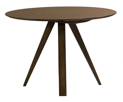 Saloom Furniture - Nova Dining Table 48 x 48 x 29 in Walnut - SKWO-4848-NOV-Walnut-G veiw 3